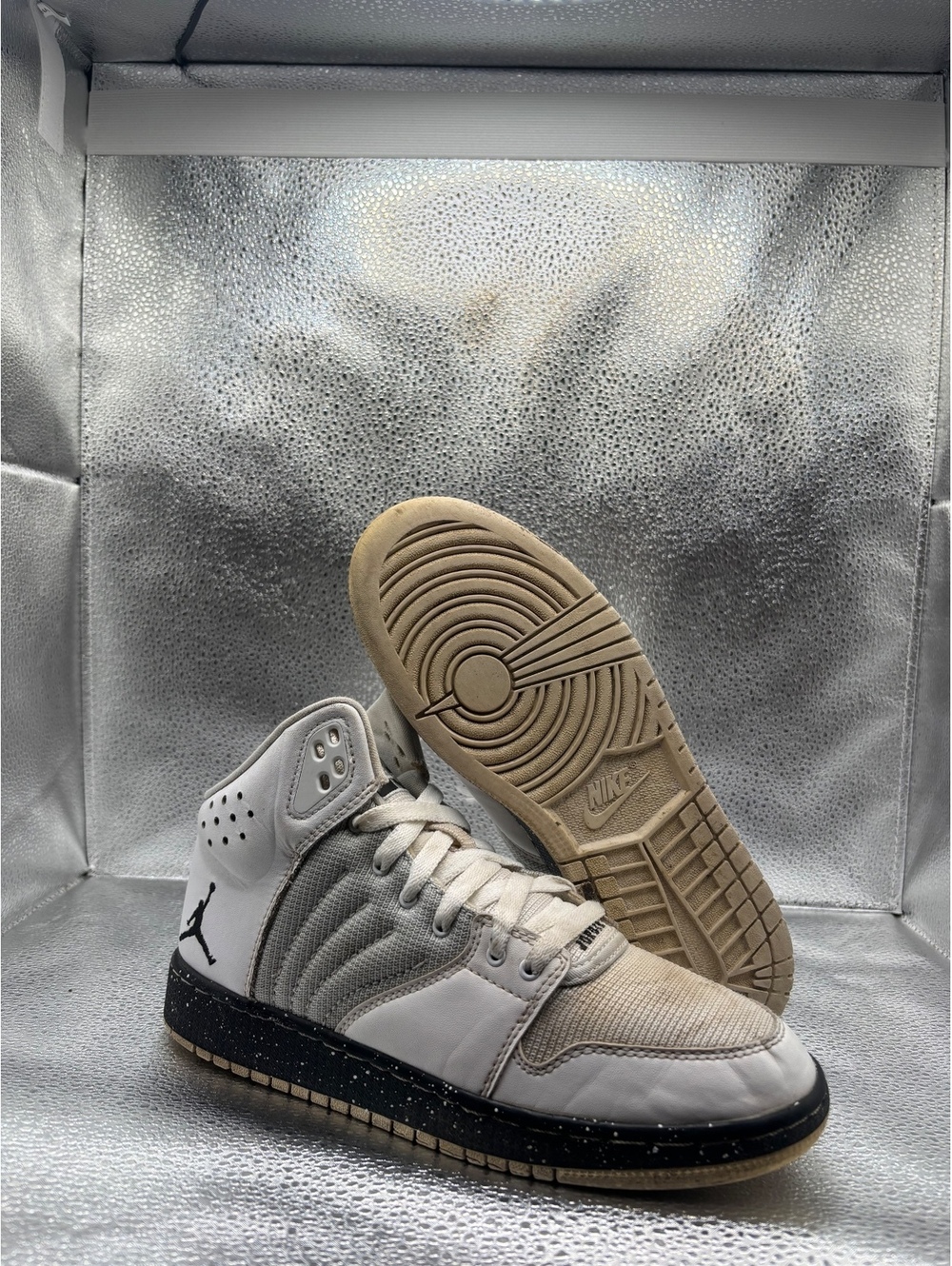 Air Jordan 1 flight 4 white pure
